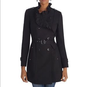 White House Black Market Trench Coat Small
